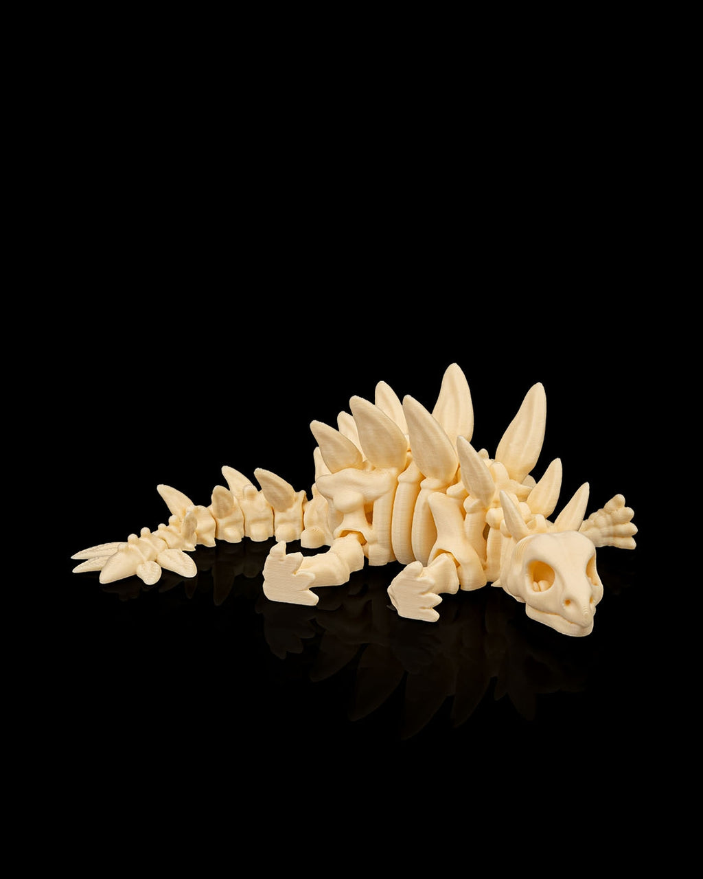 Articulated Skeleton Stegosaurus Dinosaur Figurine