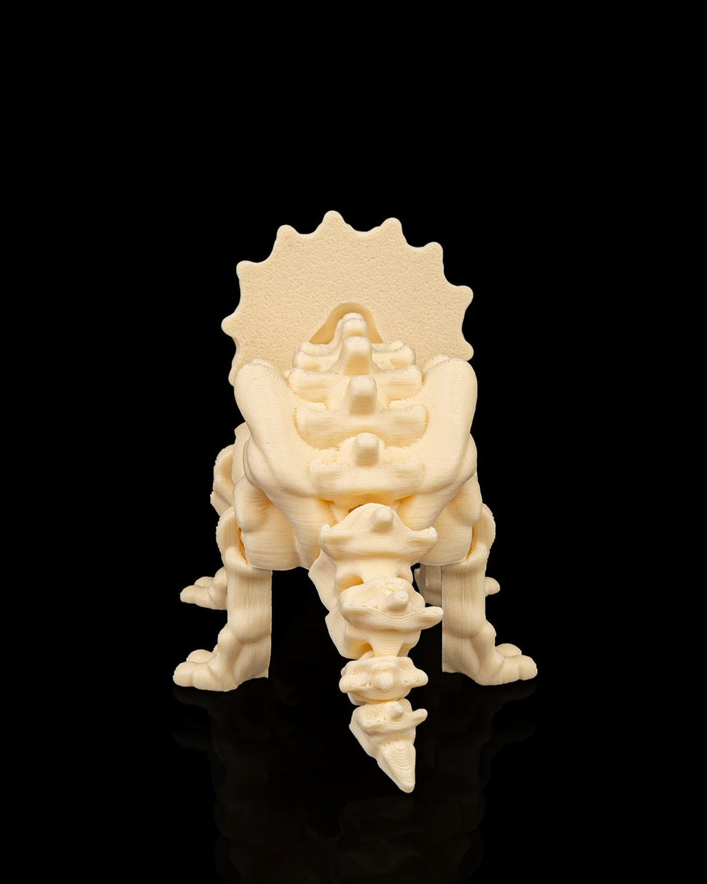 Articulated Skeleton Triceratops Dinosaur Figurine