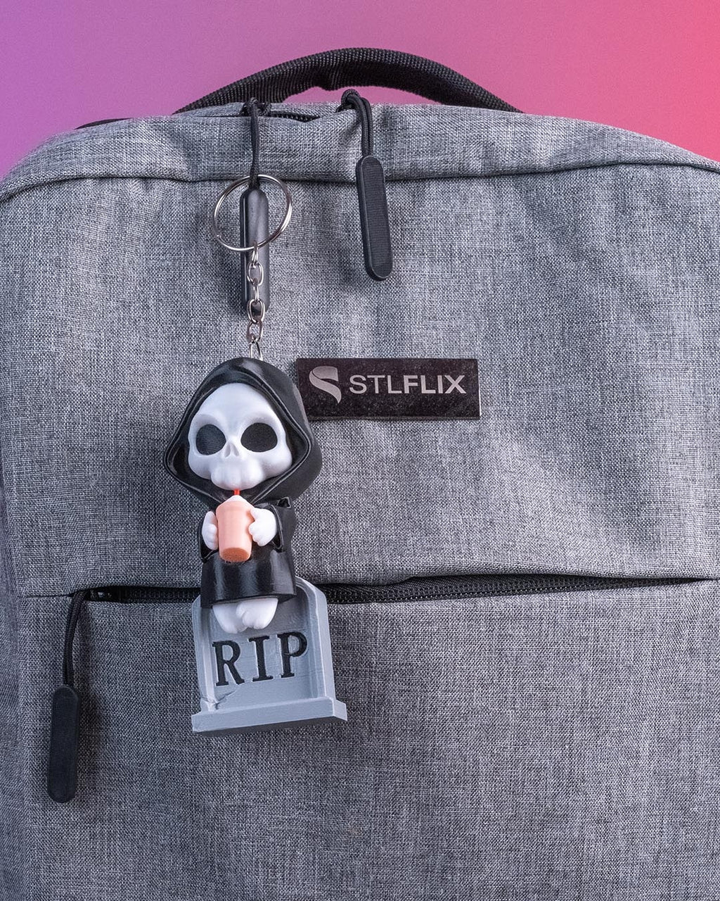 Grim Reaper "Sweet Rest" Collectible Figure Keychain