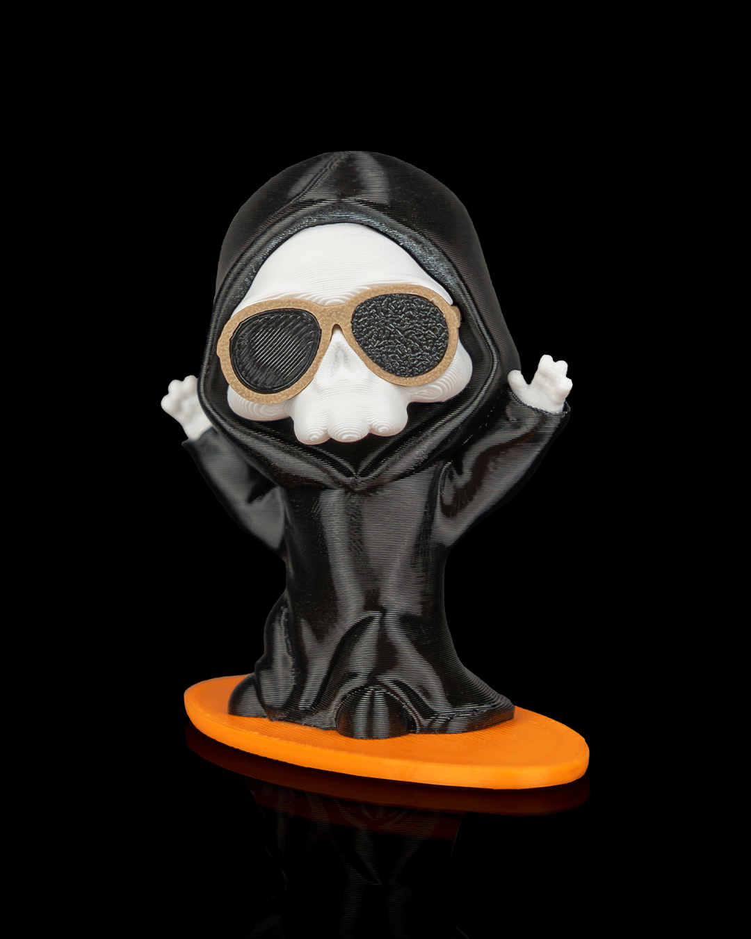 Grim Reaper "Wave Goodbye" Collectible Figure Keychain