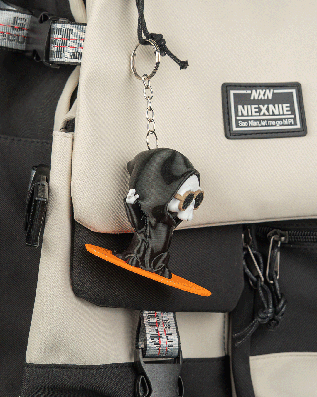 Grim Reaper "Wave Goodbye" Collectible Figure Keychain
