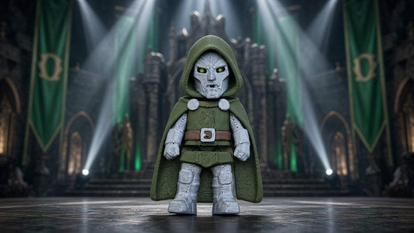 Articulated Doctor Doom Minifigure Collectible Keychain
