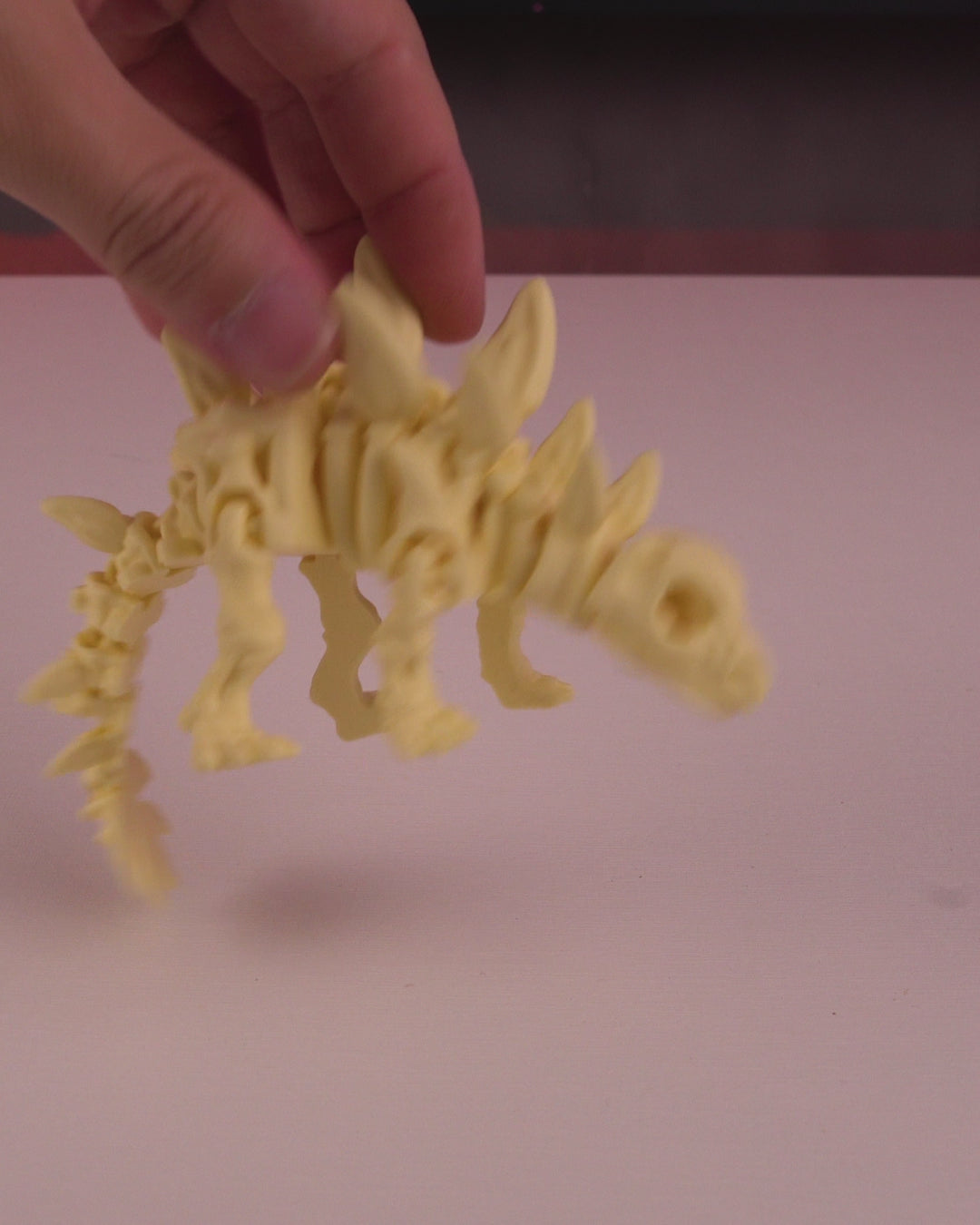 Articulated Skeleton Stegosaurus Dinosaur Figurine