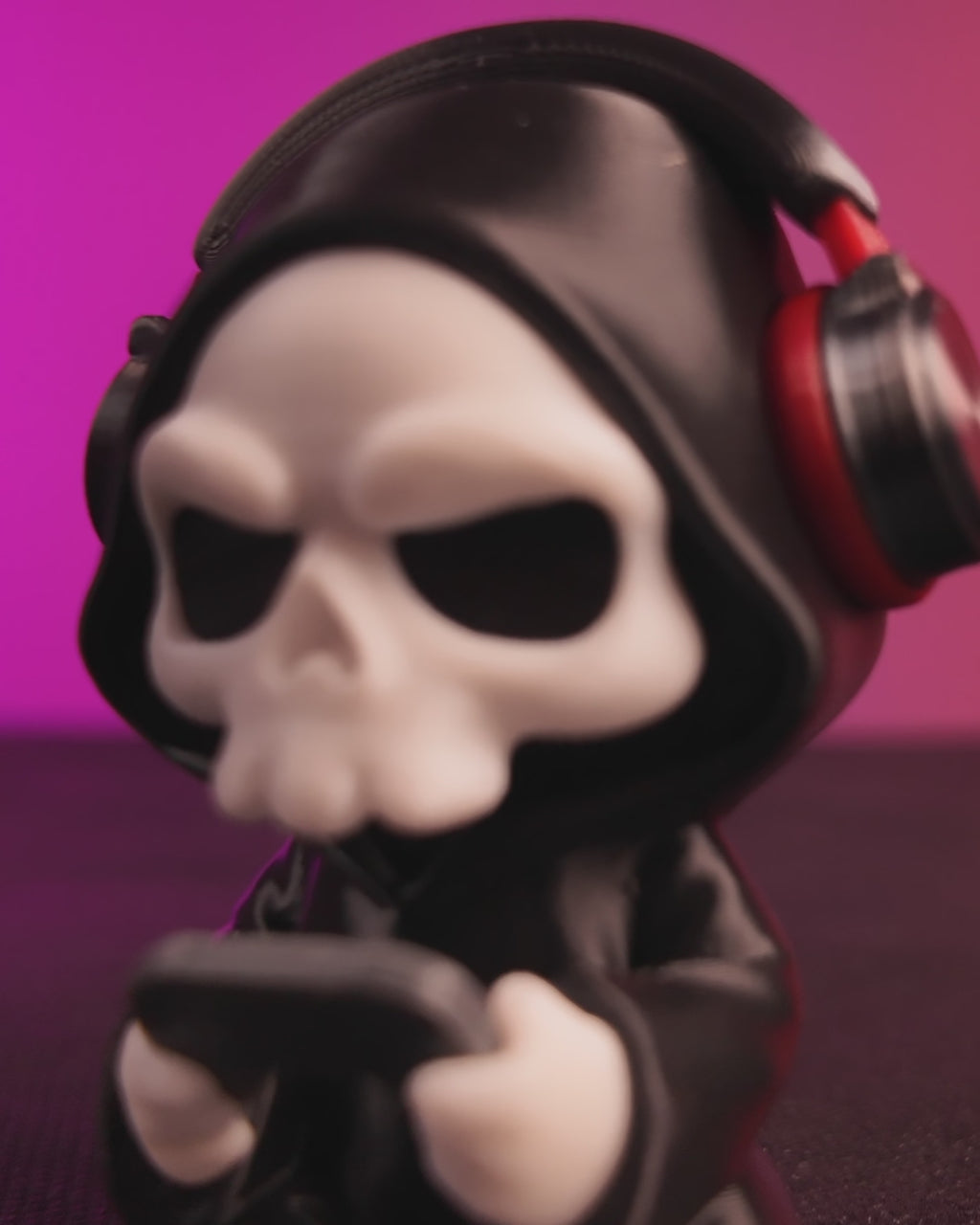 Grim Reaper "Press F" Collectible Figure Keychain