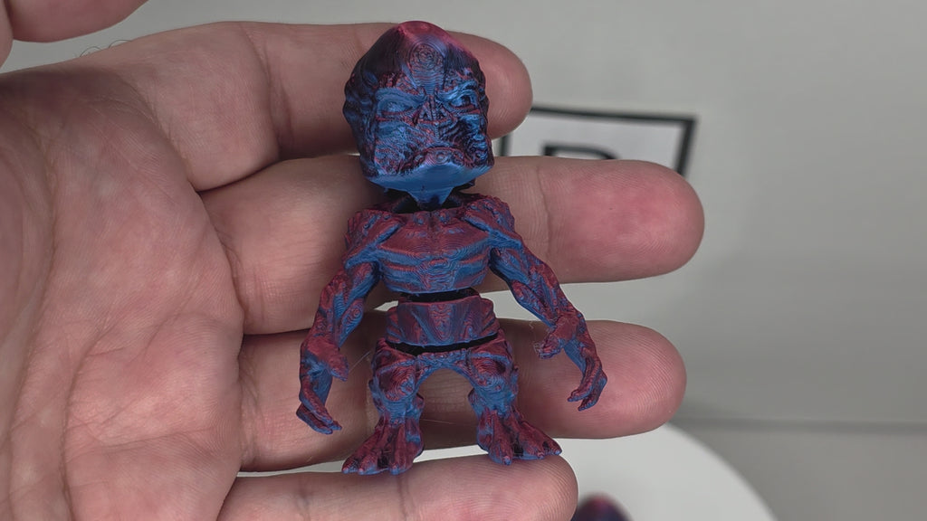 Articulated Vecna Minifigure Collectible Keychain.