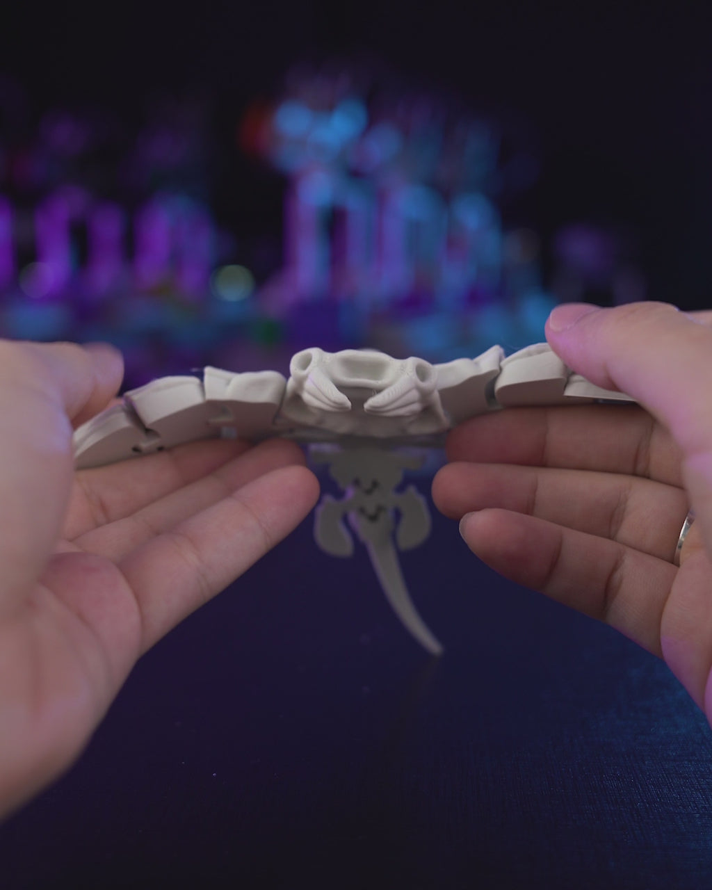 Articulated Skeleton Manta Ray Figurine