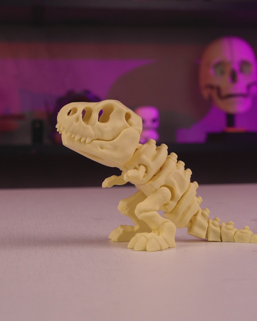 Articulated Skeleton T-Rex Dinosaur Figurine