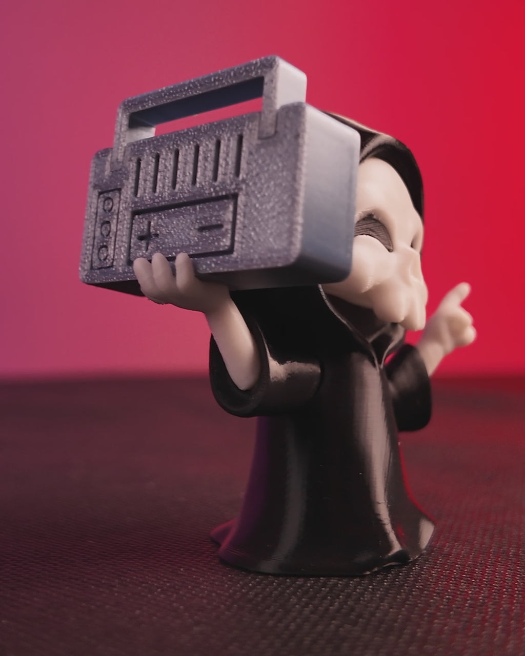 Grim Reaper "Groove Reaper" Collectible Figure Keychain
