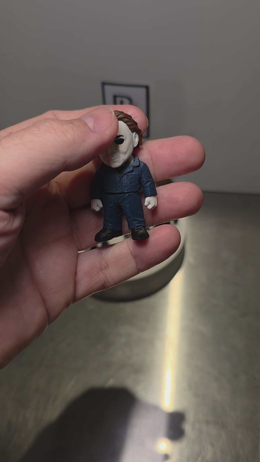 Articulated Michael Myers Minifigure Collectible Keychain