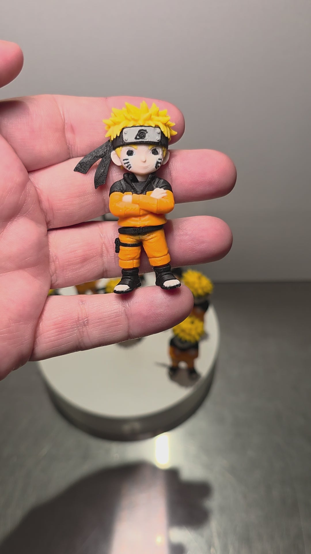 Articulated Naruto Minifigure Collectible Keychain.
