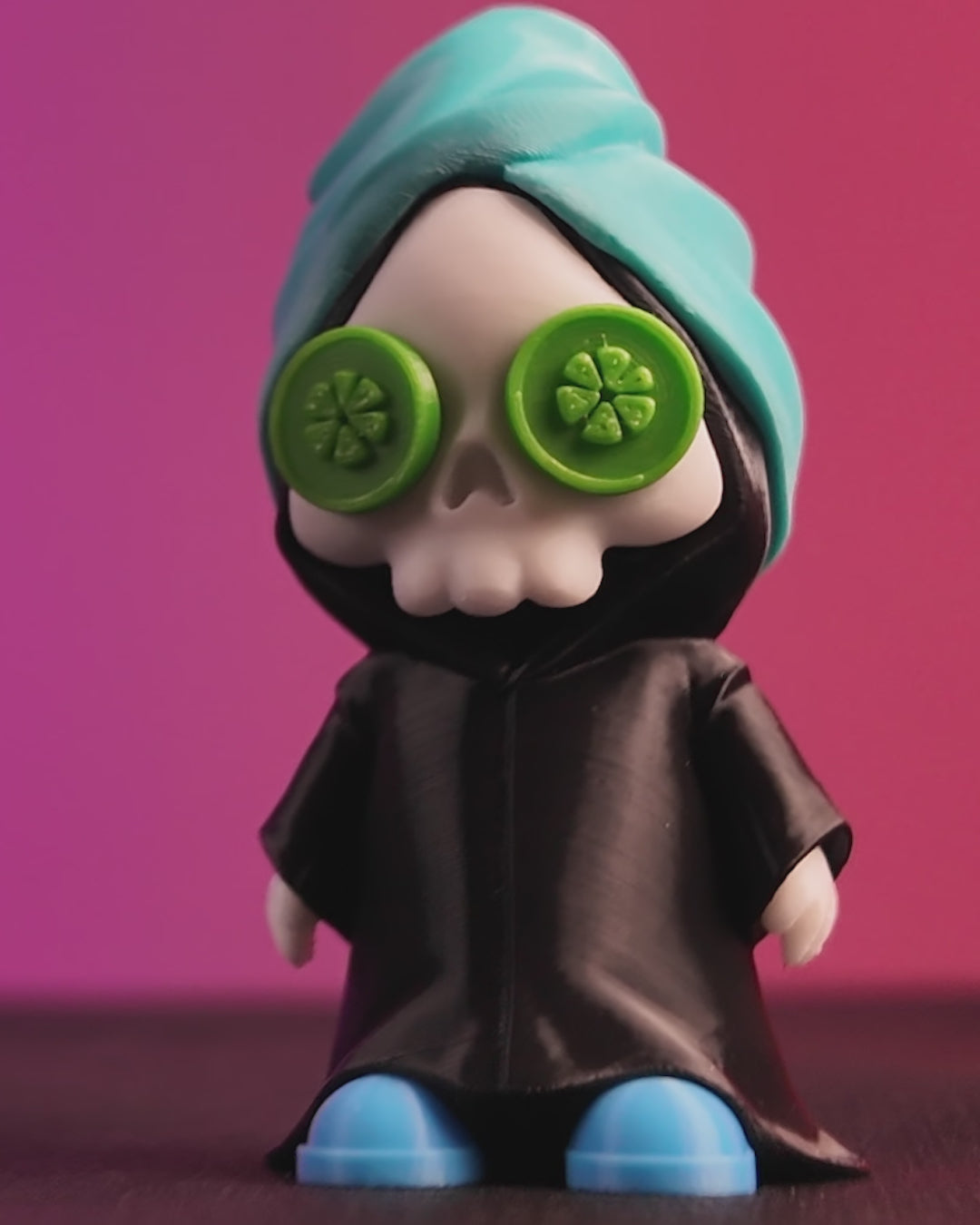 Grim Reaper "Reap in Peace" Collectible Figure Keychain