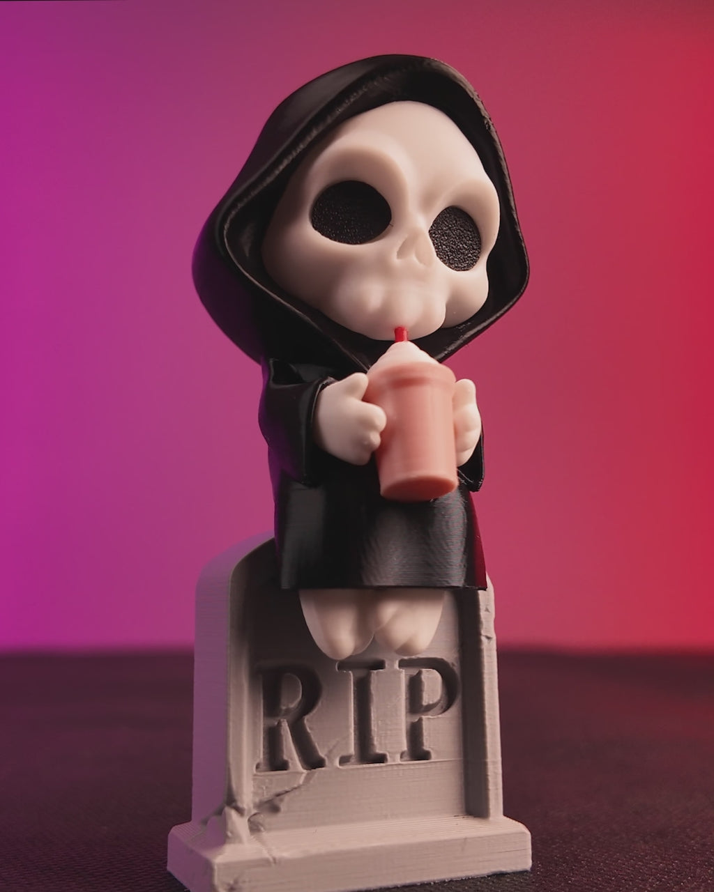 Grim Reaper "Sweet Rest" Collectible Figure Keychain