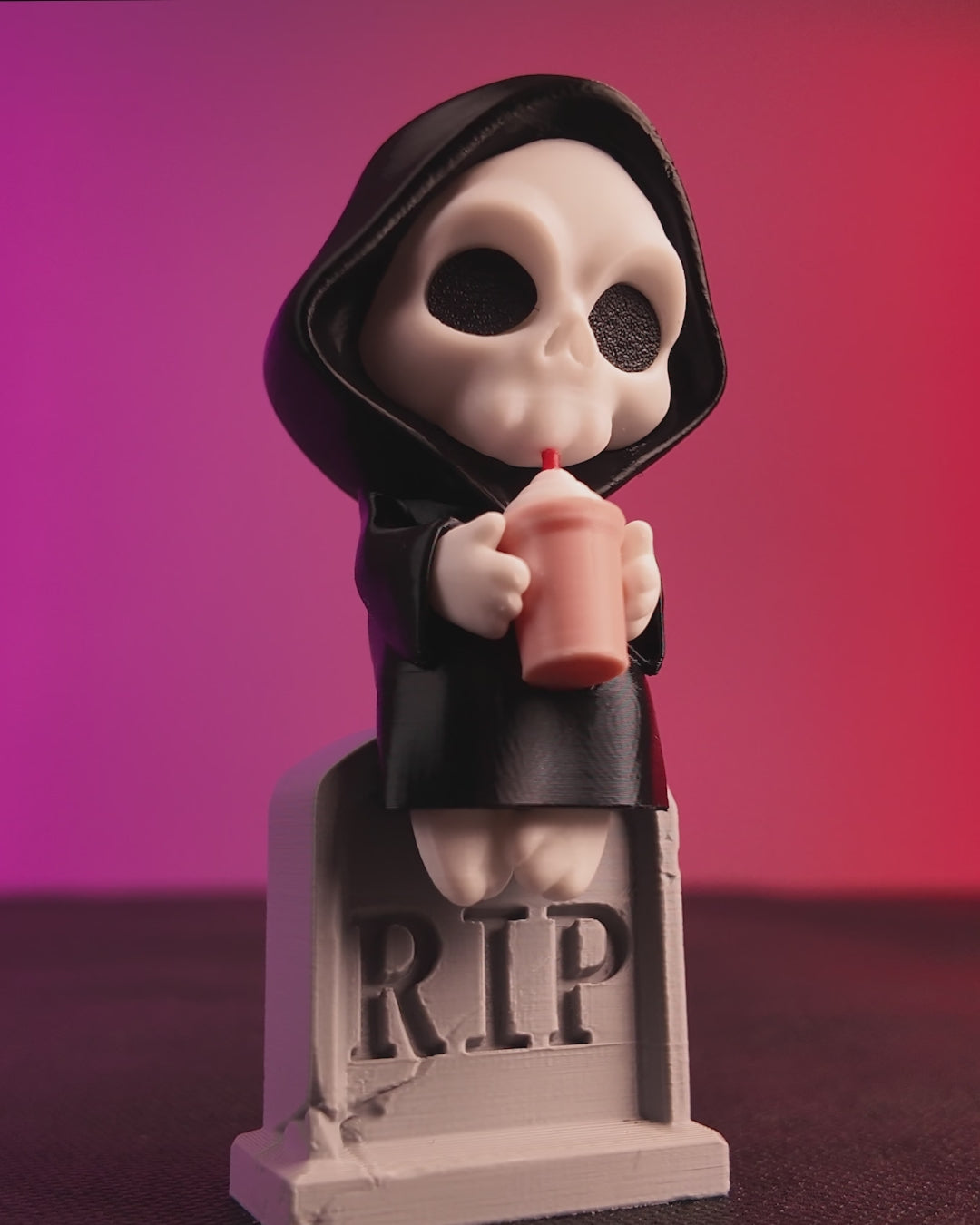 Grim Reaper "Sweet Rest" Collectible Figure Keychain